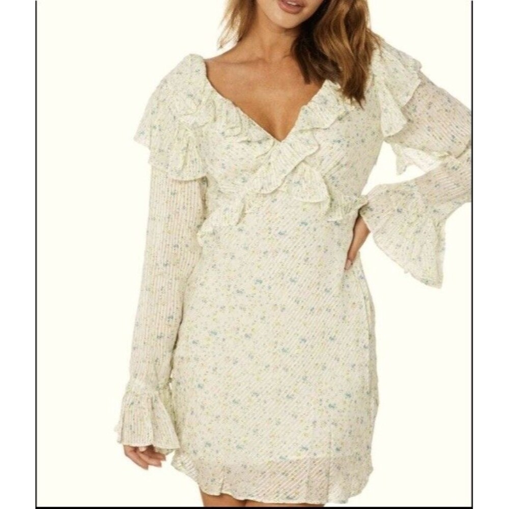 Free People Silky Tiny Floral Print NWOT